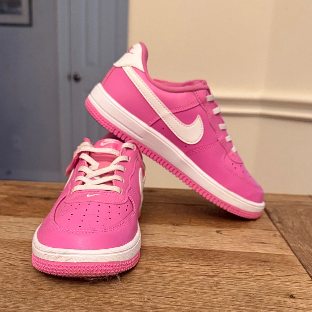 Nike Vibrant Pink and White Athletic Shoes